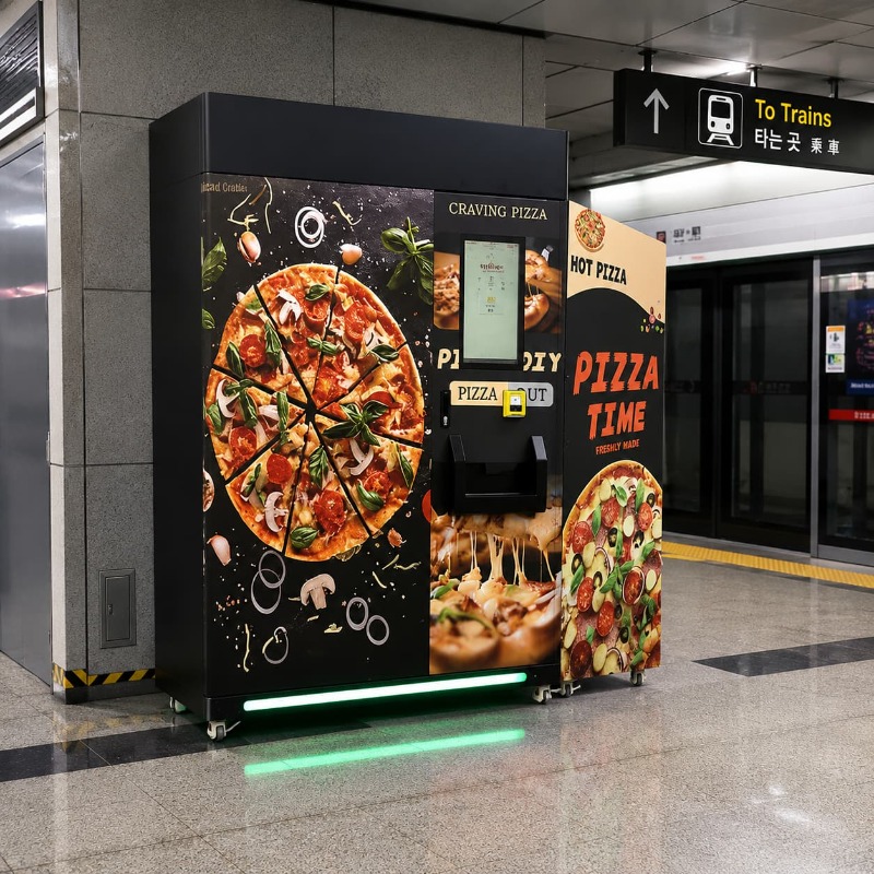 Quick Food Snacks - Pizza Snack Vending Kiosk Customized Self